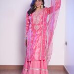 Shraddha Arya Instagram - Wearing: @gopivaiddesigns Jewelry: @aquamarine_jewellery Photography: @abhay_r_kirti Managed by: @knackfortalent