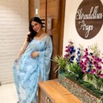 Shraddha Arya Instagram - Posing Pretty! #HappyRakshaBandhan 🧿 Suit: @pomcha_jaipur
