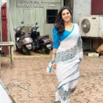 Shraddha Arya Instagram - Summer sum up! 🌧 🧿 #cottonSaree #saree #ShraddhaArya #KundaliBhagya