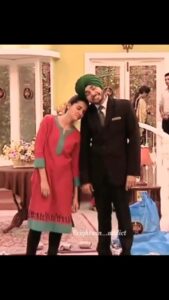 Shruti Seth Instagram - I miss shooting with you @damaniam7 
And I really miss this show. 
@tarasutaria @_namit_shah @iamshivshakti 
@vasant_valsan 
@siddthakks 

#suitelifeofkaranandkabir #series #comedy #actor #disney #shruphotodiary