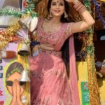 Shruti Sharma Instagram - Dil walo ke dil ka karar lootne....💃 ...... 🛺..... Do watch #holispecial on @colorstv on 27th March. Makeup & 📸By @yogesh_gupta4545 Wearing @praanavsrathod Hair @gomagawli @aminashaikh3388 #namakisskka #chamcham #rangbarse2021 #shrutisharma #bts #holihai #colorstv