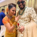 Shruti Ulfat Instagram - Pyaare jodi ki pyaari Shaadi.. blessings n love to ya both JYOTI n TUSHAR .. have a beautiful journey of love n togetherness.. loads fun m love @aslijyotisharma @nakhreywala @indirakrishna101 Delhi, India