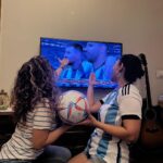 Shruti Ulfat Instagram - We have witnessed Magic today !!! 🇦🇷🌸🇫🇷 #fifaworldcup2022 #vamosargentina Mumbai, Maharashtra