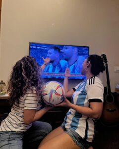 Shruti Ulfat Instagram - We have witnessed Magic today !!! 🇦🇷🌸🇫🇷 

#fifaworldcup2022 #vamosargentina