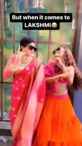 Smita Bansal Instagram - We are not mean, we are just us. 😂 #iykyk 
#bhagyalakshmi #zeetv #zee #neelamoberoi #malishka @zeetv @bansalsmita_