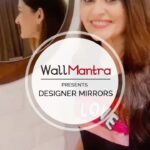 Smita Bansal Instagram - Got my hand on the most amazing Designer Mirror at the best price for my living room. WallMnatra's beautiful range of products are just wow. Use my code(Smitha_30) to get extra 30% off on any product. #wallmantra #influencer #collab #coffee #coffeetables #luxe #livingroom #home #homedecor #shopnow #onlineshopping