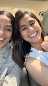 Soumya Seth Instagram - Thank you Sister. ❤️🤗 I Love you!! Happy Birthday 🎂🎉
