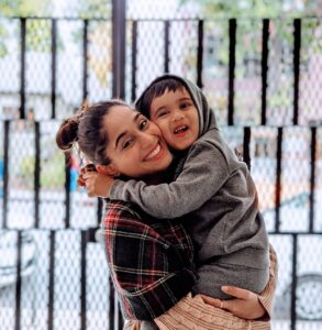 Soumya Seth Instagram - San Lovesico! My whole world in my arms...