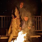 Soumya Seth Instagram - This was #Lohri of #2023 !! Thankful and Grateful for the company. In USA being able to follow traditions feel like an achievement!! 🥲😅❤️🏡 Wearing @moralabels Great Falls, Virginia