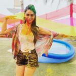 Soundarya Sharma Instagram - बुरा न मानो होली है।❤️🔫 हैप्पी होली।❤️💛💚 . . #holihai #holifestival #holi #happyholi