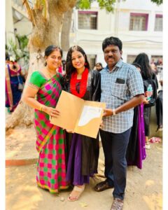 Srinisha Jayaseelan Instagram - Finally!✨
Srinisha Jayaseelan B.com., 💜❤️
Thankful to God, Family,Friends and teachers✨