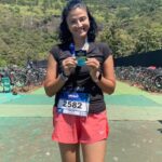 Suhasi Dhami Instagram - Amazing journey!!! Full of hard work, discipline, dedication and injuries 🙈but but but finally coming 1 st in the category in Bergman Olympic triathlon @bergman_tri #triathletes #sports #discipline