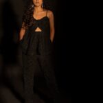 Sumbul Touqeer Khan Instagram - Lady in black, not an Oscar. . . . . Stylist - @purvabansal5 Assisted by- @shru_0218_ Photographer - @ilmanaazphotography1 Makeup - @makeoverbysejalthakkar Hair - @trevenihairstylist Outfit - @ranbirmukherjeeofficial Location - @fzyfuzionstudio Managed by- @mfluxuniverse @purvabansal5