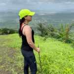 Sumona Chakravarti Instagram - Monsoon trek in the beautiful Sahyadris … ⛰ 🌸 Next will be a trek to a waterfall in & around Bombay. Any recommendations…. . #monsoontrek #sahyadris #girlswhotrek #travelreels #westernghats 🌧 Takmak Fort