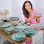 Sunayana Fozdar Instagram - My Home is My canvas where I explore my creativity !🥰 My Love For artistic Crockery Shows Just that💕 These Exquisite pieces from @amalfiee_ceramics are the topic of my Dinner conversations !! #amalfieeceramics #crockery #artisticcrockery #kitchendecor