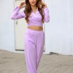 Sunayana Fozdar Instagram - What I wear decides My mood 💜 Midweek Energy = Dressing that gives me the Boss Babe Vibe . . . . . Outfit: @athenalifestyle.in Styling: @styling.your.soul Pr: @socialpinnaclepr