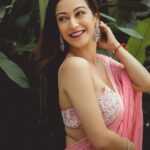 Sunayana Fozdar Instagram - A Pastel pink saree can never go Wrong especially when it’s your close friend’s wedding💕 #dalniktake2 Wore this beautiful saree from @rajgharana.rg Perfect for a day event #summerglam #dayweddingoutfit 💕 . . . . 📷 @iam_kunalverma 💕 Saree: @rajgharana.rg Jewelry by: @miranabymegha @affiliates_pr Muah : @celebsmakeupbysejal @makeoverbysejalthakkar Team : @greenlight__media