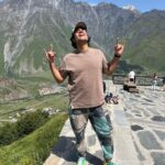 Sunny Hinduja Instagram - That’s my favourite emoji🤘 What’s yours? #happyworldemojiday Georgia (country)