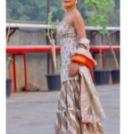 Surbhi Chandna Instagram - #Rajmeet WEDDING Festivities Begin today 🥳 The Most Dramatically Fun Wedding underway Keep Loving & Watching #sherdilshergill on Colors at 8.30 PM #MSwardrobe