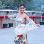 Surbhi Chandna Instagram - #Rajmeet WEDDING Festivities Begin today 🥳 The Most Dramatically Fun Wedding underway Keep Loving & Watching #sherdilshergill on Colors at 8.30 PM #MSwardrobe