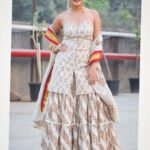 Surbhi Chandna Instagram - #Rajmeet WEDDING Festivities Begin today 🥳 The Most Dramatically Fun Wedding underway Keep Loving & Watching #sherdilshergill on Colors at 8.30 PM #MSwardrobe