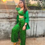 Surbhi Chandna Instagram - Took Go Green Too Seriously 😐 #MSwardrobe #sherdilshergill