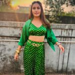 Surbhi Chandna Instagram - Took Go Green Too Seriously 😐 #MSwardrobe #sherdilshergill