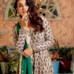 Surbhi Jyoti Instagram - 🌿🌿 . . . . . . Wearing @drzya_ridhisuri Clicked by @horilhumad MUA @fab_beauty___ Hair @sidandpiyu Earrings @illuminate_shine_everyday Ring @mortantra