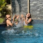 Tanya Sharma Instagram - A much needed vacay 🤍 with my partner in crime ✌🏻 . . Location - @utopianvillas Go Utopian Goa Villas