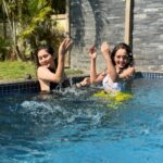 Tanya Sharma Instagram - A much needed vacay 🤍 with my partner in crime ✌🏻 . . Location - @utopianvillas Go Utopian Goa Villas
