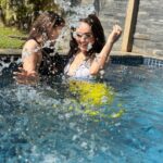 Tanya Sharma Instagram - A much needed vacay 🤍 with my partner in crime ✌🏻 . . Location - @utopianvillas Go Utopian Goa Villas