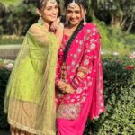 Tanya Sharma Instagram - Rimmiii simmi back at it 😎 don’t forget to watch Lohri special tonight at 6pm only on @colorstv #ssk2 #rimmisimmi #sister #tvshow #punjabi #punjabisuits #punjabikudi