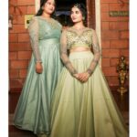 Teju Ashwini Instagram - Too excited for this video , posting it tomorrow ( Sunday ) Stay tuned ♥️ @swathiganesh ♥️ Outfit : @studio149 📸 @arunprasath_photography Jewellery: @mspinkpantherjewel Mua : @teamdiamondartistry Venue: @rinasvenue #tejuashwini#swathiganesh#danceduo#fusion#studio149