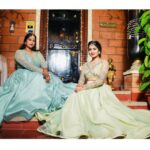 Teju Ashwini Instagram - Can’t wait to show u all Wat we have created with these beautiful outfits @studio149 ♥️ Also doing professional shoot with my love @swathiganesh is a different feel 😍😍 Beautiful captured by @arunprasath_photography Jewellery: @mspinkpantherjewel Mua : @teamdiamondartistry Venue: @rinasvenue #tejuashwini#swathiganesh#danceduo#fusion#studio149
