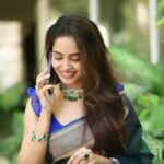 Teju Ashwini Instagram - Unscripted moments with @teju_ashwini Saree @thepallushop Jewel @mspinkpantherjewel Blouse @ekantastudio 📷 @sathyaphotography3 @deepthi_muraleedharan #tejuashwini #sathyaphotography #candid Chennai, India