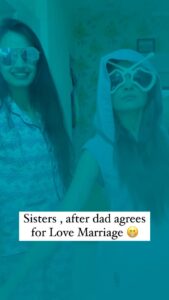 Vaishali Takkar Instagram - Prabhu ki jai ho 😃🙏🏻😄 @dinkytakker_07 

#reels #trending #sisters #sisterlove #trendingreels