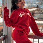 Vrushika Mehta Instagram - RED the colour of ___________? . .Wearing: @shophighlane Pc: @saurabhghedia21 #photooftheday #instagram #vrushikamehta #canada