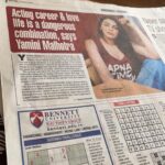 Yamini Malhotra Instagram - Delhi Times and Ahmedabad Times… Mashoori badh rahi hai.. 🤩 . #delhitimes #ahemdabadtimes #timesofindia #toi #yaminimalhotra #shivani #shivanichavan #mykindofguy #actor #mumbaiactor #ghumhaikisikeypyaarmeiin #gumhaikisikepyaarmein