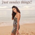 Aahana Kumra Instagram - Just Sundaying!! 🦩💕🌸🌊☀️👙🐚 #sundayfunday . . . . #sunday #sundayvibes #beach #beachbaby #beachvibes #beachlife #beachwaves #sequindress #aahanakumra #sundaybumday #sundaymotivation
