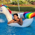 Aahana Kumra Instagram - Best new year Eve!!!! 👙🦄🍹🌞💕 Also hoping for more badass unicorns 🦄🦄🦄🦄🦄🦄🦄🦄 #byebye2022 #happynewyear . . . . #newyear #newyeareve #bestsunset #sunset #sundetlovers #aahanakumra India
