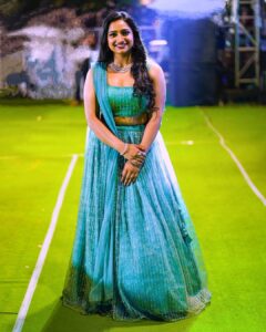 Aashika Padukone Instagram - I’m nicer when i like my outfit 🧿
.
.

Outfit: @riya_designing_studio