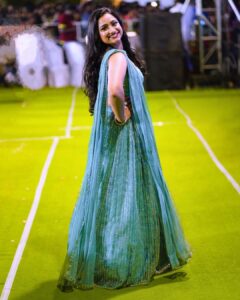 Aashika Padukone Instagram - I’m nicer when i like my outfit 🧿
.
.

Outfit: @riya_designing_studio
