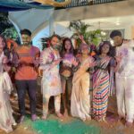 Aashika Padukone Instagram - Happy Holi 🎨 #holi #trinayani #sets #holihai #shoot #holifestival #colours #zee #zeetelugu #holisandadi #fun