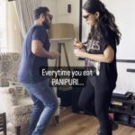 Ahsaas Channa Instagram - Tag those Thoda Meetha aur - Thoda Teekha aur wale friends and family!!! This Pani Puri loop never ends it's gol like the gappa. @ahsaassy_ toh teekhe hi hai bur think I am more of a meetha paani person 😂 any medium people? #delishaaas #panipuri #golgappe #streetfood #meetha #spicy #indianfood #feelkaroreelkaro