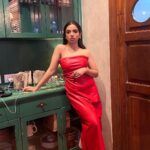 Ahsaas Channa Instagram - A premiere day! Makeup @ritikaturakhia01 Hair @andajpatel Styled by @stylebykayal All my solos clicked by @srishti.shrivastava21 💕