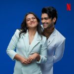 Ahsaas Channa Instagram - Vinny 💕 Anmol #VinMol #MolVin or @#AmVi Comment and let us know what you think our ship name should be. @netflix_in 📸 @aniphotoguy Styled by @stylebykayal Makeup by @ritikaturakhia01 Hair by @pallavigadade Assisted by @minisingh11_