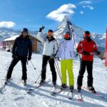 Akhil Akkineni Instagram - Discovering new passions with my fav people ! One of the best experiences I’ve had !! Again this trip reminds me that good company means a great trip.! @ramcharanfit #skistories