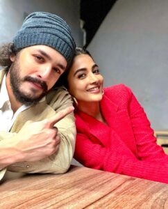 Akhil Akkineni Instagram - Happy birthday @hegdepooja ! 
All your hard work for bringing Vibha to life will finally be seen on the big screen very soon. 
Have the best year ahead ! 

Lots of love from

50% Harsha 50% Akhil 🤗

#MEBOnOct15th