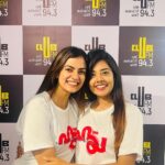 Akshaya Udayakumar Instagram - HA - YA with Vivek ❤️2 days to go Haya on theatres from Nov 25 @clubfmkerala @haya_movie @bharath_kr_____ @chaithania_prakash_ @vasudev.sanal @jiju_sunny Kannur