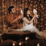 Akshaya Udayakumar Instagram - Loved this series 🤗🤗 PC: @siju_doss @sd._photographyinsta Costumes: @elakshi_designerstudio Styling: @shaima.ap MUA: @makeoverbyshaima Art Set : @celebrito_events EC: @rahul_raghav11 @anirudhofficial @nelsondilipkumar @hegdepooja @sivakarthikeyan #arabickuthu #arabikuthu #halamithihabibo #halamithihabibochallenge #vijay #thalapathy #dance #dancechallenge